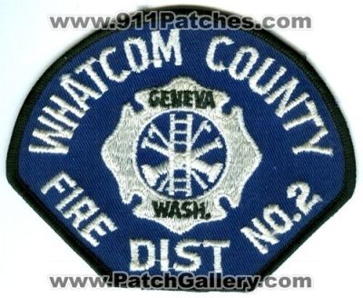 Whatcom County Fire District 2 Geneva (Washington)
Scan By: PatchGallery.com
Keywords: co. dist. number no. #2 department dept. wash.