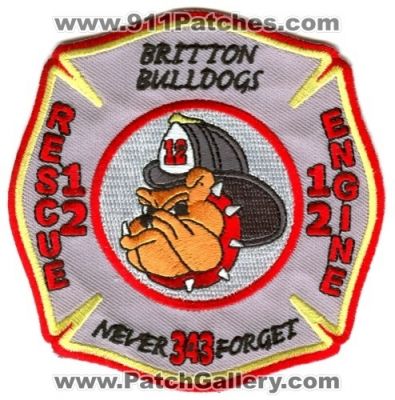 Whatcom County Fire District 4 Engine 12 Rescue 12 (Washington)
Scan By: PatchGallery.com
Keywords: co. dist. number no. #12 department dept. company station britton bulldogs never forget 343