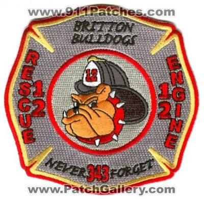 Whatcom County Fire District 4 Engine 12 Rescue 12 (Washington)
Scan By: PatchGallery.com
Keywords: co. dist. number no. #4 department dept. britton bulldogs never forget 343