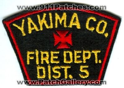 Yakima County Fire District 5 Patch (Washington)
Scan By: PatchGallery.com
Keywords: co. dist. number no. #5 department dept.