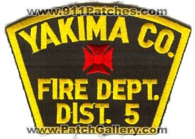 Yakima County Fire District 5 (Washington)
Scan By: PatchGallery.com
Keywords: co. dist. number no. #5 department dept.