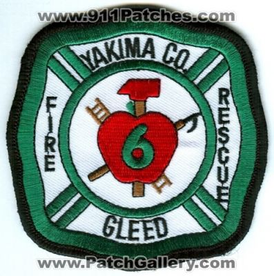 Yakima County Fire District 6 Gleed (Washington)
Scan By: PatchGallery.com
Keywords: co. dist. number no. #6 department dept.