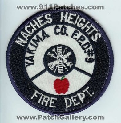 Naches Heights Fire Department Yakima County District 9 (Washington)
Thanks to Chris Gilbert for this scan.
Keywords: dept. co. f.p.d. fpd protection #9