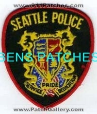 Seattle Police (Washington)
Thanks to BensPatchCollection.com for this scan.
