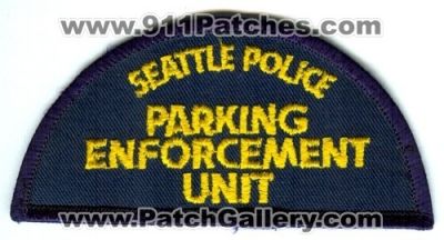 Seattle Police Parking Enforcement Unit (Washington)
Scan By: PatchGallery.com
