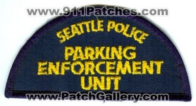 Seattle Police Parking Enforcement Unit (Washington)
Scan By: PatchGallery.com
