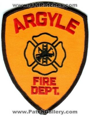 Argyle Fire Department Patch (Wisconsin)
Scan By: PatchGallery.com
Keywords: dept.