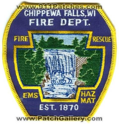 Chippewa Falls Fire Department (Wisconsin)
Scan By: PatchGallery.com
Keywords: dept. rescue ems haz-mat hazmat