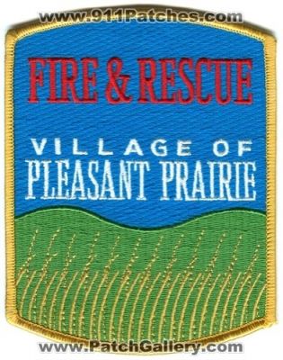Pleasant Prairie Fire and Rescue Department Patch (Wisconsin)
Scan By: PatchGallery.com
Keywords: village of & dept.