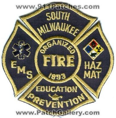 South Milwaukee Fire Department (Wisconsin)
Scan By: PatchGallery.com
Keywords: dept. ems education prevention haz-mat hazmat