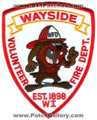 Wayside Volunteer Fire Department (Wisconsin)
Scan By: PatchGallery.com
Keywords: dept. wfd taz