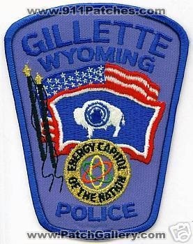 Gillette Police (Wyoming)
Thanks to apdsgt for this scan.
