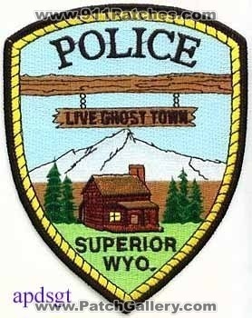 Superior Police (Wyoming)
Thanks to apdsgt for this scan.
Keywords: wyo.