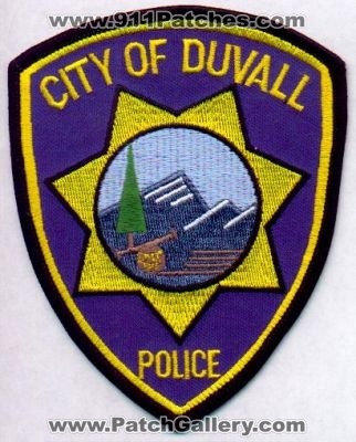 Duvall Police
Thanks to EmblemAndPatchSales.com for this scan.
Keywords: washington city of