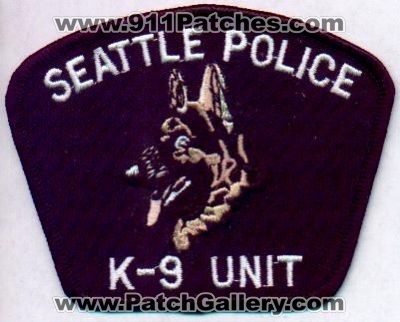 Seattle Police K-9 Unit
Thanks to EmblemAndPatchSales.com for this scan.
Keywords: washington k9