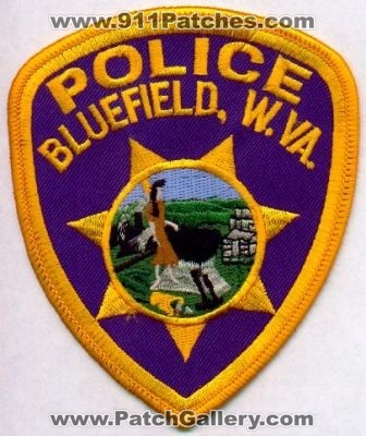 Bluefield Police
Thanks to EmblemAndPatchSales.com for this scan.
Keywords: west virginia
