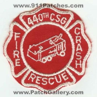 440th CSG Mitchell International Airport Crash Fire Rescue
Thanks to PaulsFirePatches.com for this scan.
Keywords: wisconsin cfr arff aircraft usaf air force