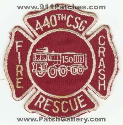 440th CSG Mitchell International Airport Crash Fire Rescue
Thanks to PaulsFirePatches.com for this scan.
Keywords: wisconsin cfr arff aircraft usaf air force