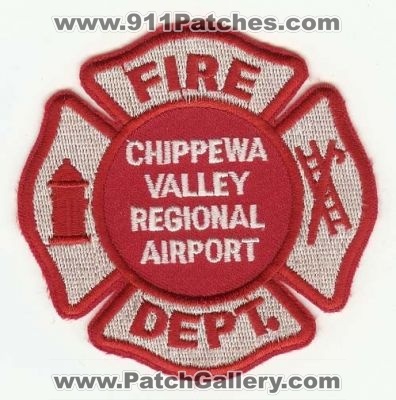 Chippewa Valley Regional Airport Fire Dept
Thanks to PaulsFirePatches.com for this scan.
Keywords: wisconsin department