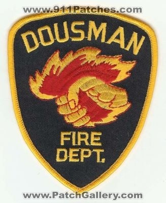Dousman Fire Dept
Thanks to PaulsFirePatches.com for this scan.
Keywords: wisconsin department