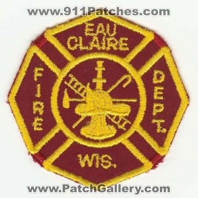Eau Claire Fire Dept
Thanks to PaulsFirePatches.com for this scan.
Keywords: wisconsin department