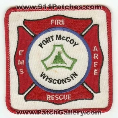 Fort McCoy Fire EMS ARFF Rescue
Thanks to PaulsFirePatches.com for this scan.
Keywords: wisconsin ft us army cfr aircraft crash