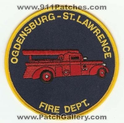 Ogdensburg Saint Lawrence Fire Dept
Thanks to PaulsFirePatches.com for this scan.
Keywords: wisconsin st department