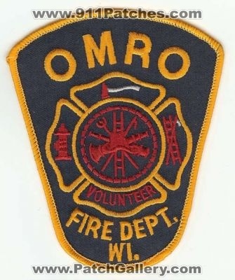 Omro Fire Dept
Thanks to PaulsFirePatches.com for this scan.
Keywords: wisconsin department