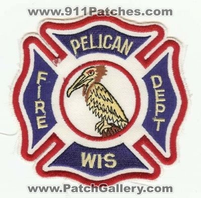 Pelican Fire Dept
Thanks to PaulsFirePatches.com for this scan.
Keywords: wisconsin department