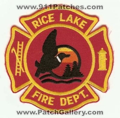 Rice Lake Fire Dept
Thanks to PaulsFirePatches.com for this scan.
Keywords: wisconsin department