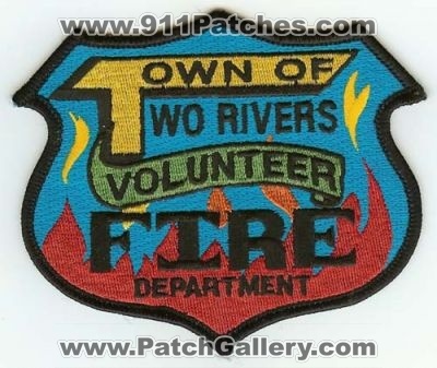 Two Rivers Volunteer Fire Department
Thanks to PaulsFirePatches.com for this scan.
Keywords: wisconsin town of