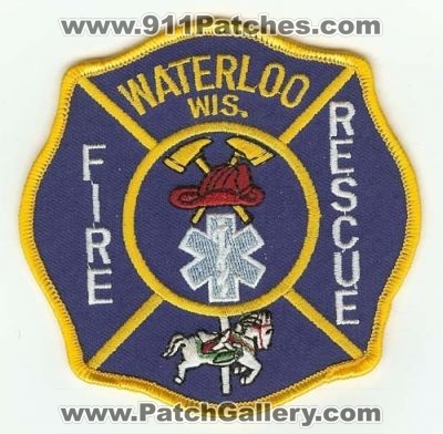 Waterloo Fire Rescue
Thanks to PaulsFirePatches.com for this scan.
Keywords: wisconsin