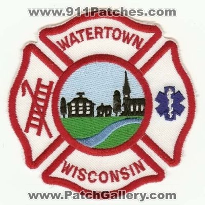 Watertown Fire
Thanks to PaulsFirePatches.com for this scan.
Keywords: wisconsin