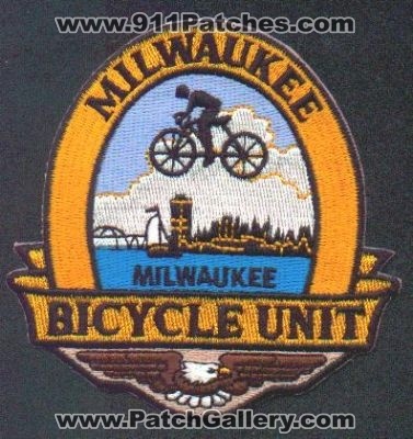 Milwaukee Police Bicycle Unit
Thanks to EmblemAndPatchSales.com for this scan.
Keywords: wisconsin