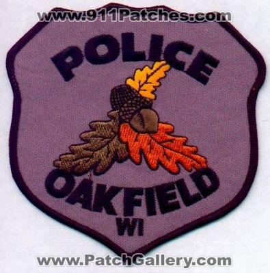 Oakfield Police
Thanks to EmblemAndPatchSales.com for this scan.
Keywords: wisconsin