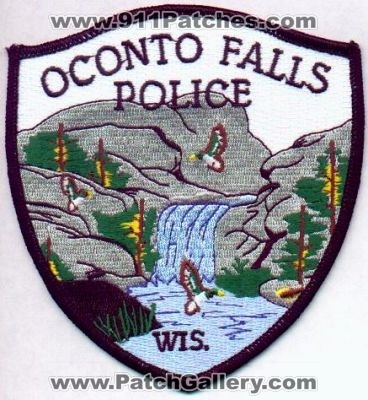 Oconto Falls Police
Thanks to EmblemAndPatchSales.com for this scan.
Keywords: wisconsin