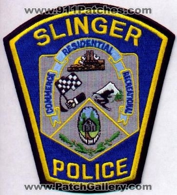 Slinger Police
Thanks to EmblemAndPatchSales.com for this scan.
Keywords: wisconsin