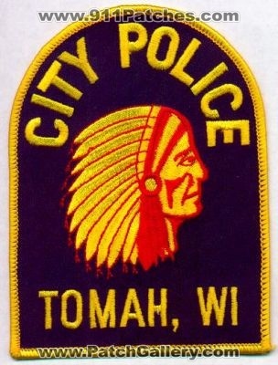 Tomah Police
Thanks to EmblemAndPatchSales.com for this scan.
Keywords: wisconsin city
