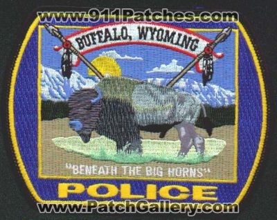 Buffalo Police
Thanks to EmblemAndPatchSales.com for this scan.
Keywords: wyoming