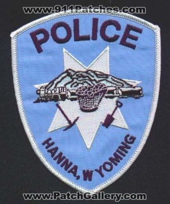 Hanna Police
Thanks to EmblemAndPatchSales.com for this scan.
Keywords: wyoming