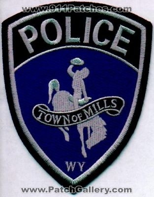 Mills Police
Thanks to EmblemAndPatchSales.com for this scan.
Keywords: wyoming town of