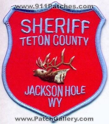Teton County Sheriff
Thanks to EmblemAndPatchSales.com for this scan.
Keywords: wyoming jackson hole
