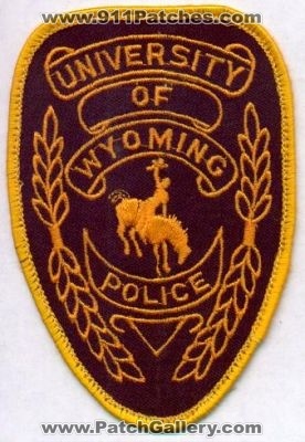 University of Wyoming Police
Thanks to EmblemAndPatchSales.com for this scan.
