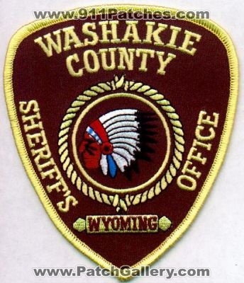 Washakie County Sheriff's Office
Thanks to EmblemAndPatchSales.com for this scan.
Keywords: wyoming sheriffs
