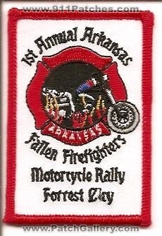 1st Annual Arkansas Fallen FireFighters Motorcycle Rally (Arkansas)
Thanks to Enforcer31.com for this scan.
Keywords: forrest clay