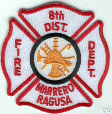 8th Dist Fire Dept
Thanks to Brent Kimberland for this scan.
Keywords: louisiana district department marrero ragusa