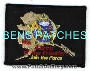 Alaska State Troopers Recruitment (Alaska)
Thanks to BensPatchCollection.com for this scan.
Keywords: force of the frontier join