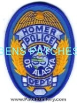 Homer Police Department (Alaska)
Thanks to BensPatchCollection.com for this scan.
Keywords: dept