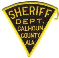 Calhoun County Sheriff Dept (Alabama)
Thanks to BensPatchCollection.com for this scan.
Keywords: department