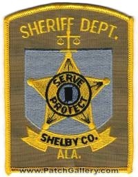 Shelby County Sheriff Department (Alabama)
Thanks to BensPatchCollection.com for this scan.
Keywords: dept